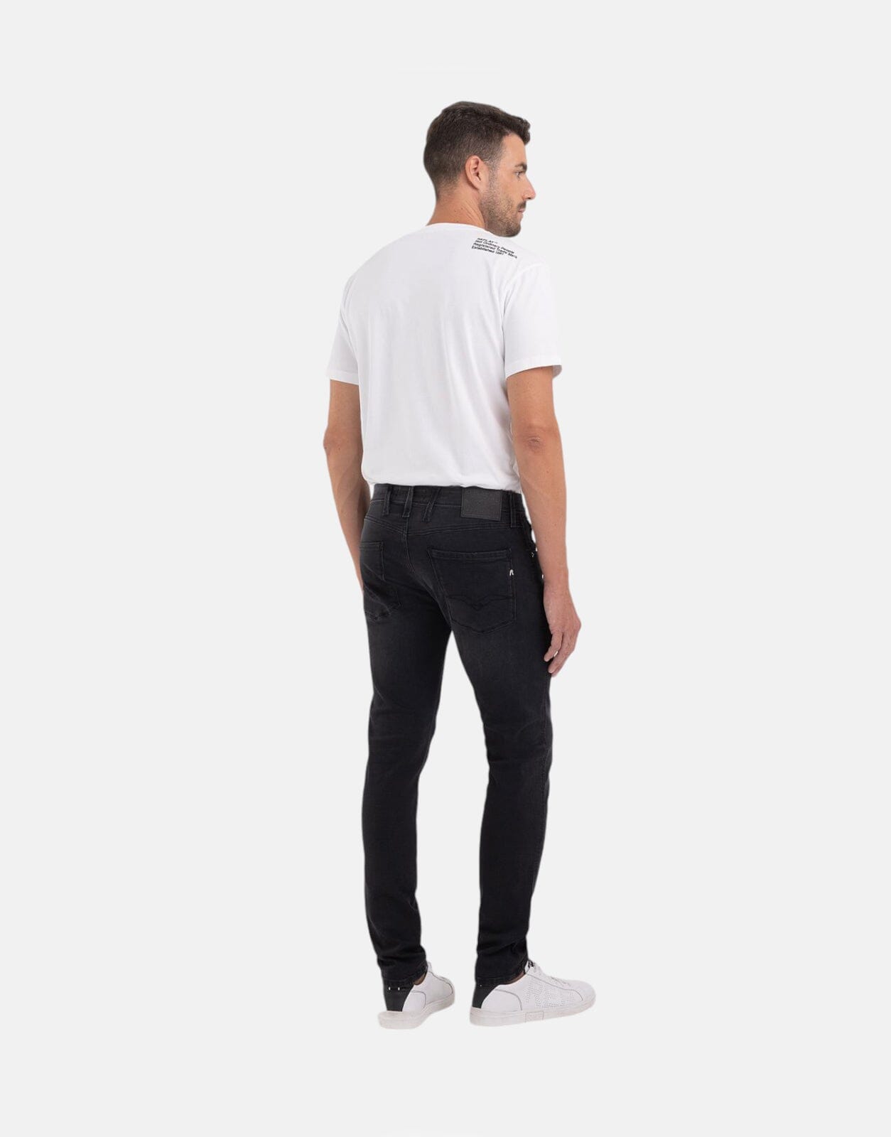 Replay Anbass Power Stretch Black Power Jeans - Subwear