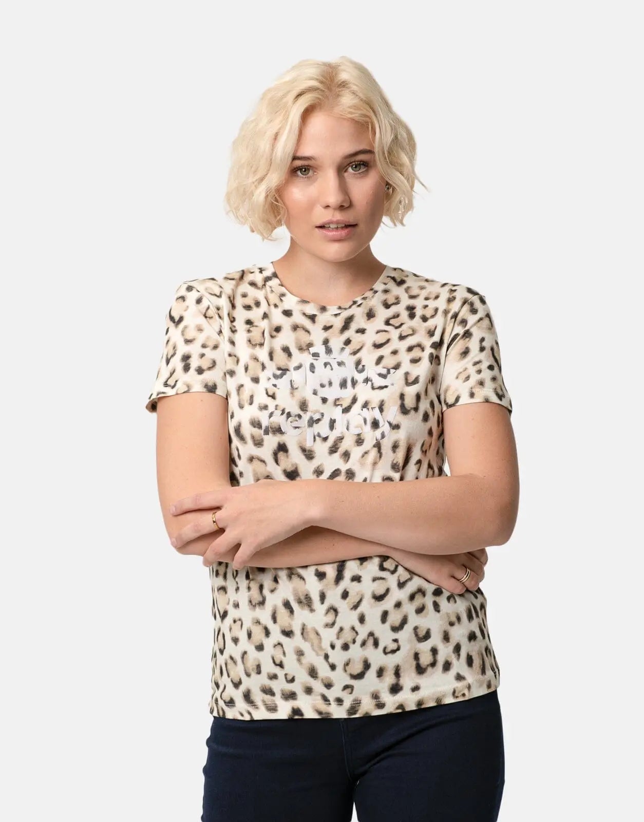 Replay Animalier Print T-Shirt - Subwear