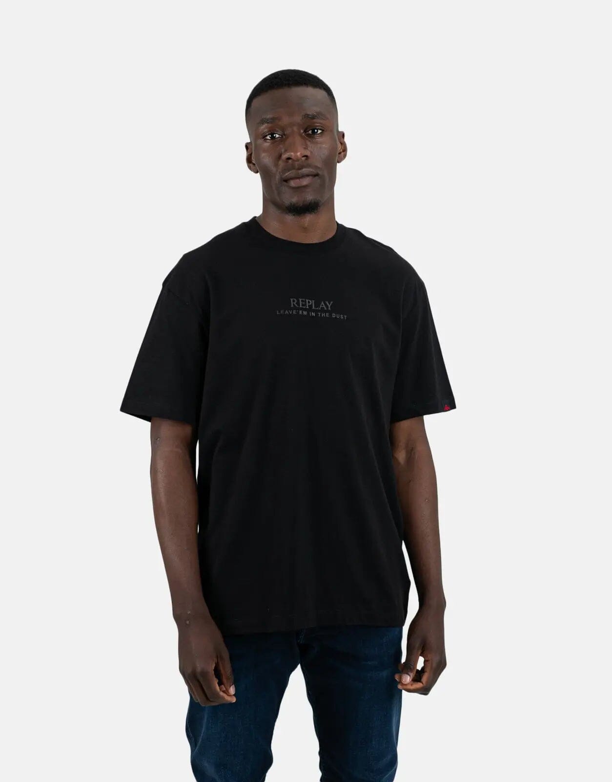 Replay Back Photo Print Black T-Shirt - Subwear