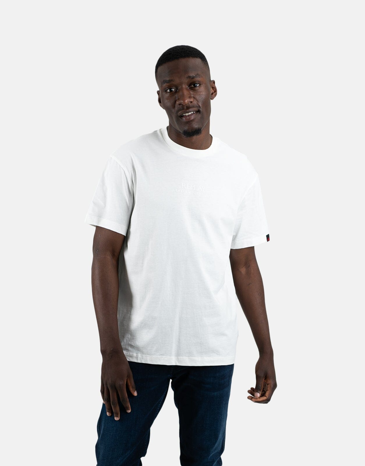 Replay Back Photo Print White T-Shirt - Subwear