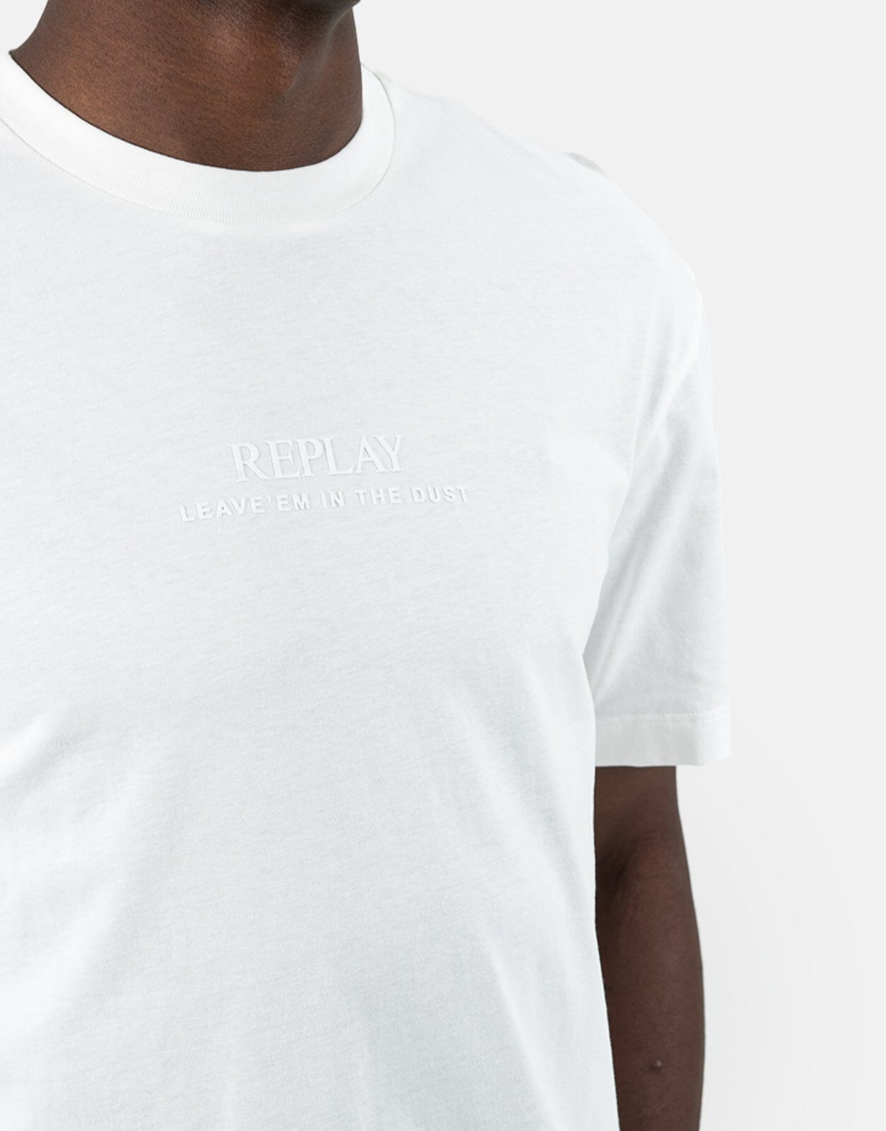 Replay Back Photo Print White T-Shirt - Subwear