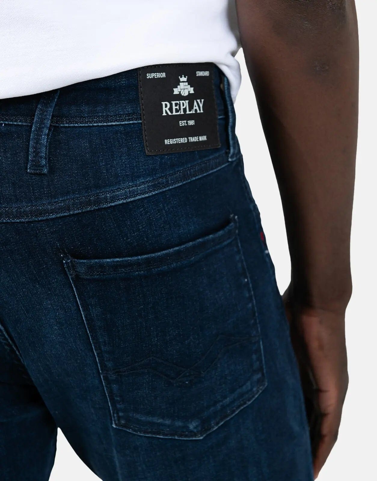 Replay Bronny Super Slim Dark Blue Jeans - Subwear