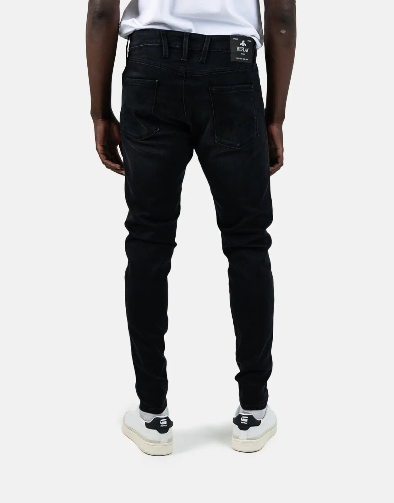 Replay Bronny Super Slim Dark Grey Jeans - Subwear