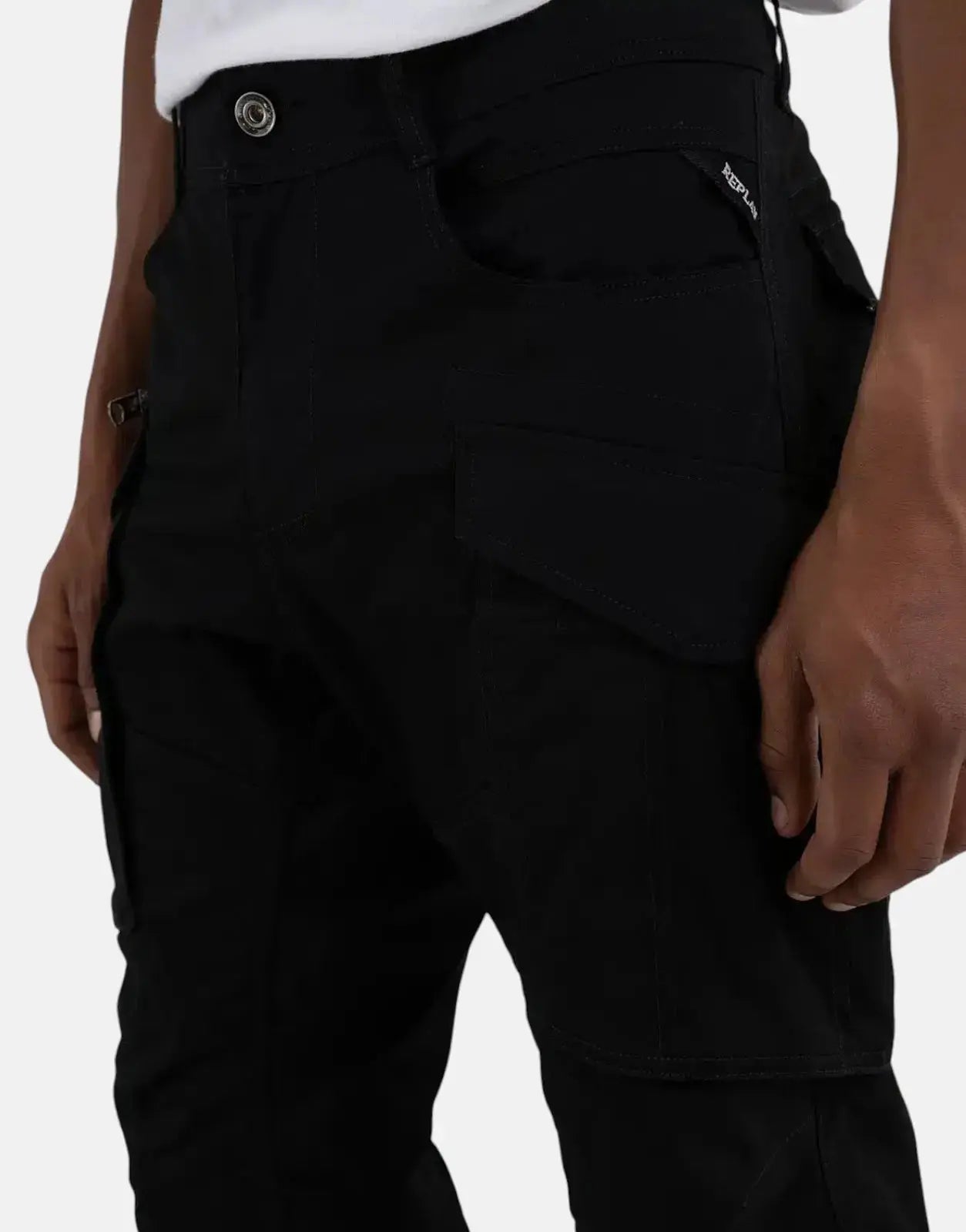 Replay Cargo Pants Black - Subwear