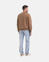 Replay Emossed Logo Brown Sweatshirt - Subwear