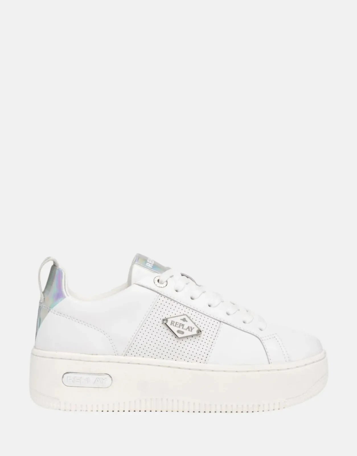 Replay Epic High Total White Sneakers - Subwear