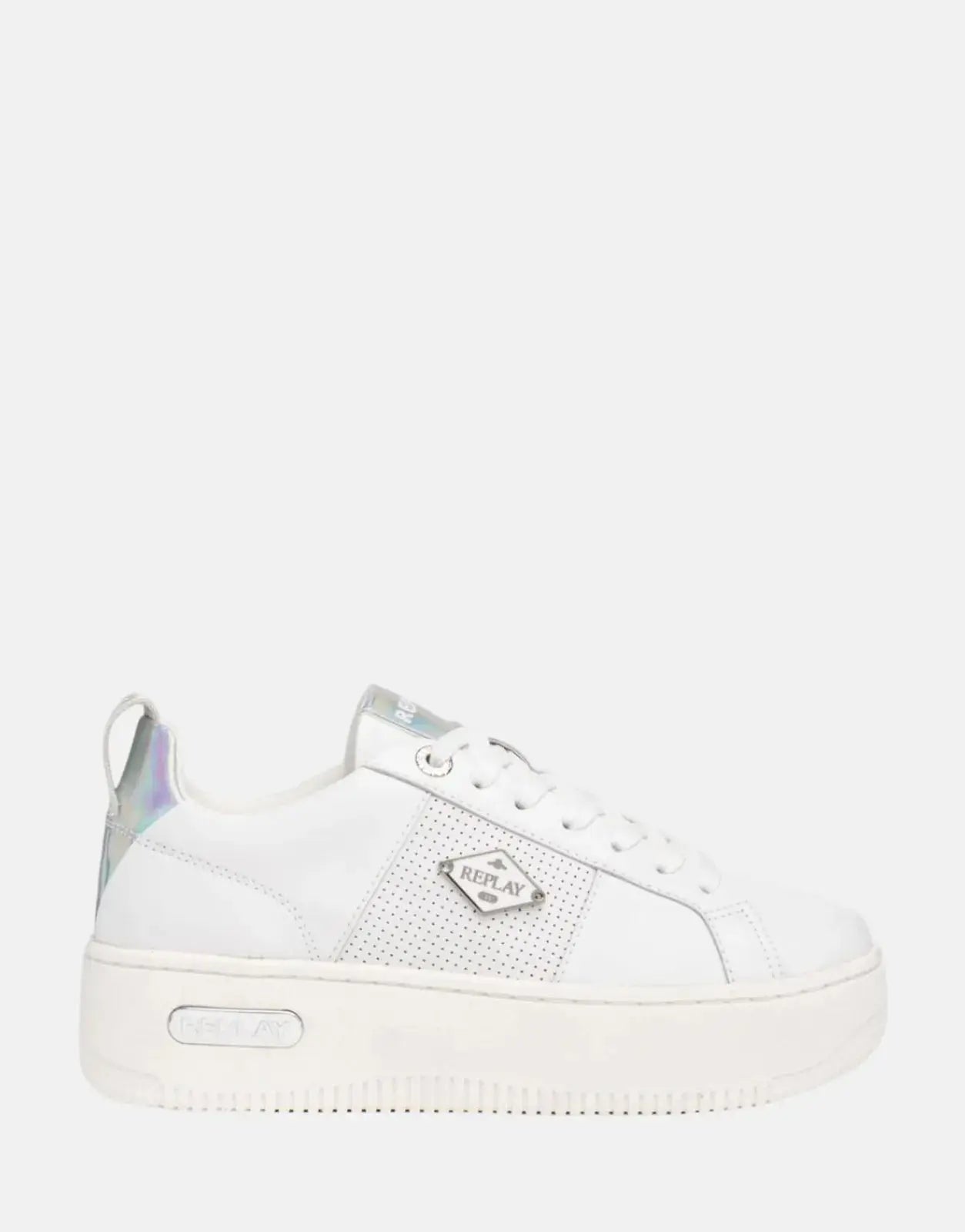 Replay Epic High Total White Sneakers - Subwear