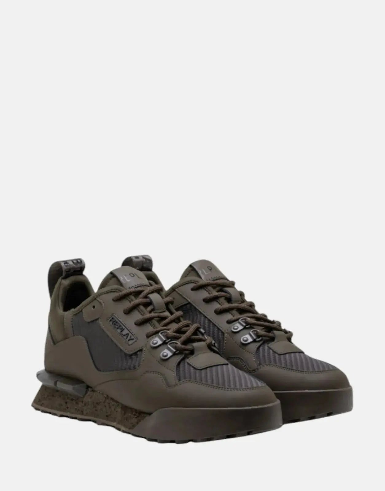 Replay Field Speed Carbon Mil Green Sneakers - Subwear