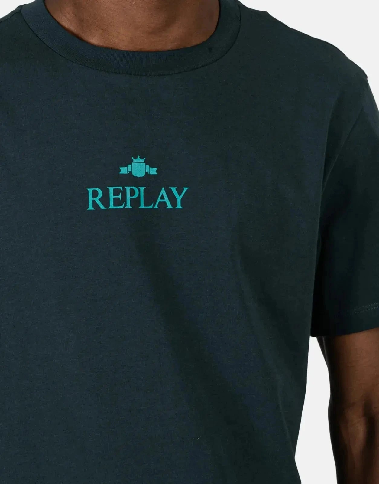 Replay Centre Chest Badge Logo T-Shirt - Subwear