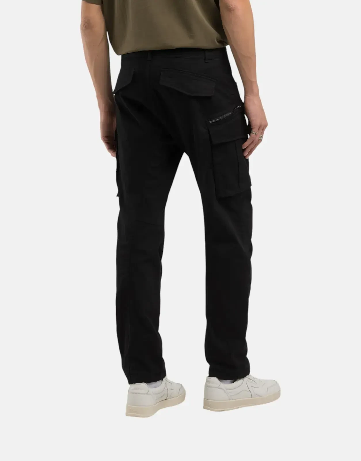 Replay Joe Cargo Black Trouser - Subwear