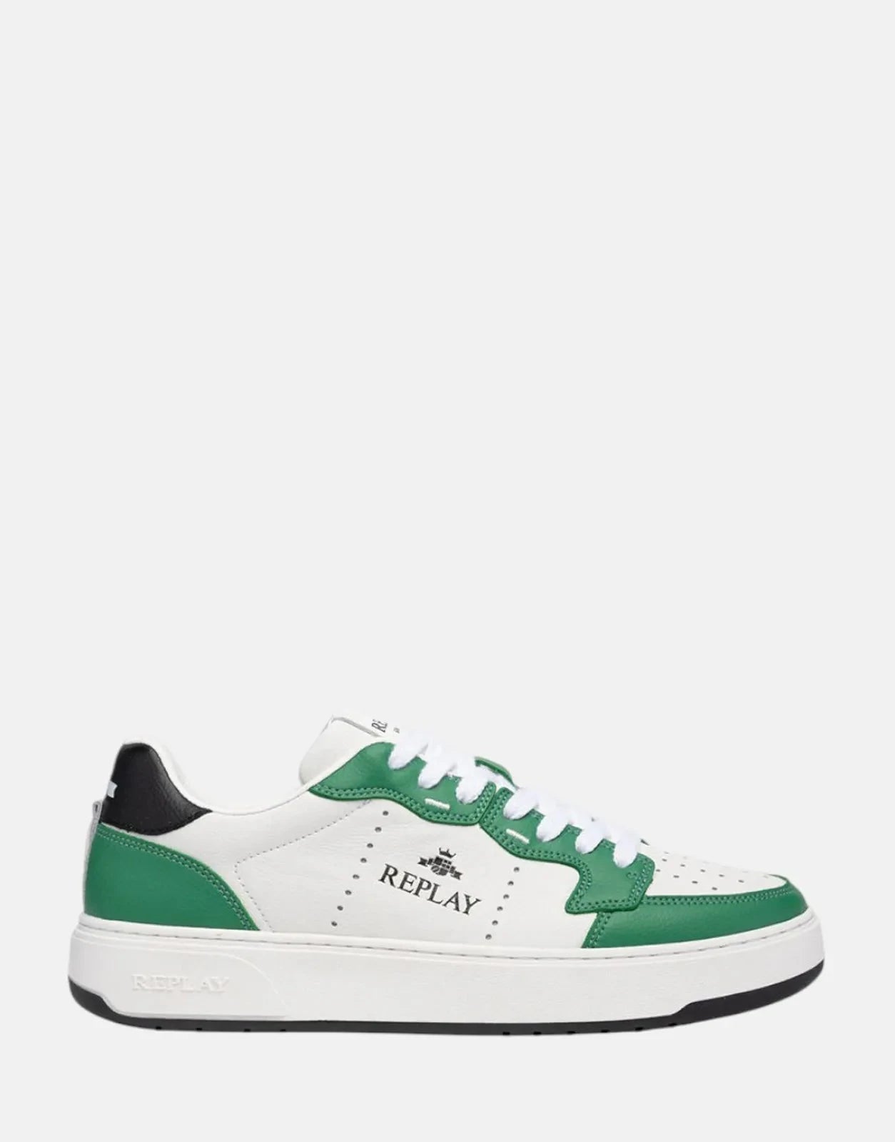 Replay Kai Action Green White Sneakers Replay
