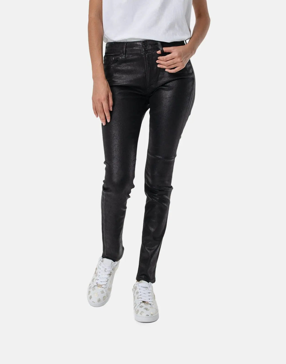Replay Luzien High Waist Black Skinny Jeans - Subwear