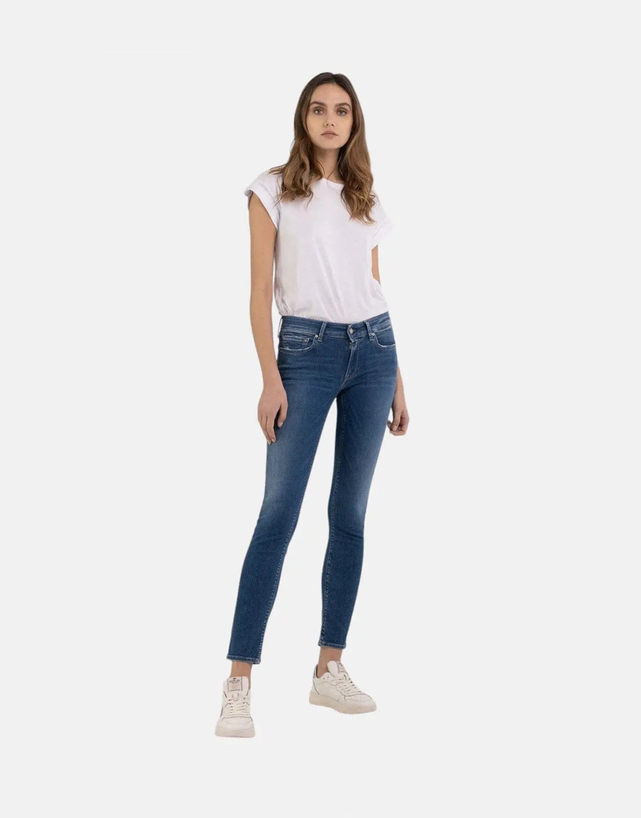 Replay New Luz Blue Skinny Jeans - Subwear