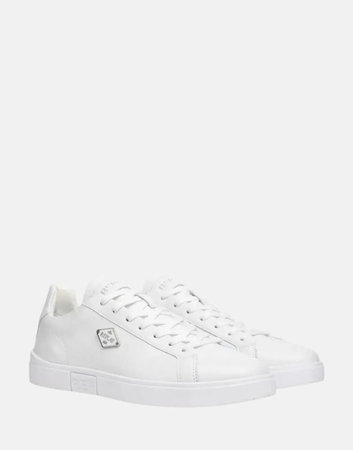 Replay Polys M Rhombus White Sneakers - Subwear