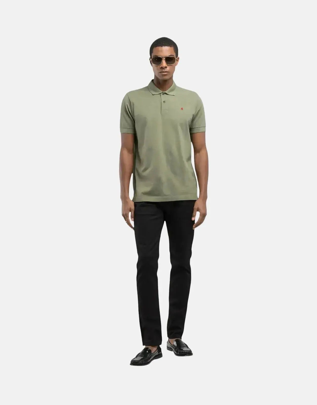 Replay R-Logo Polo Shirt Green - Subwear