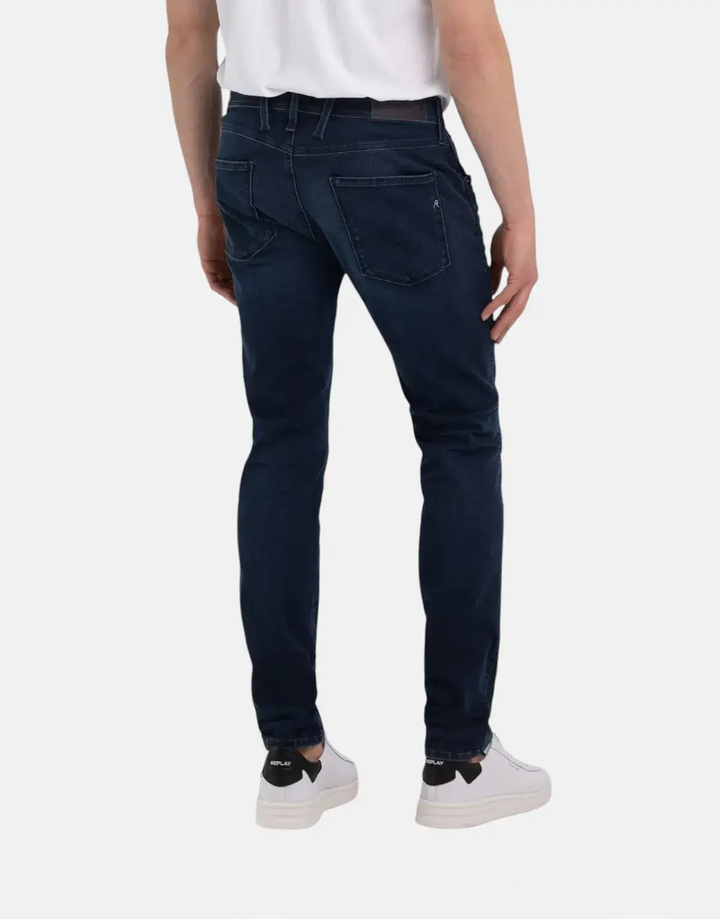 Replay Recycled Hyperflex Blue Jeans - Subwear