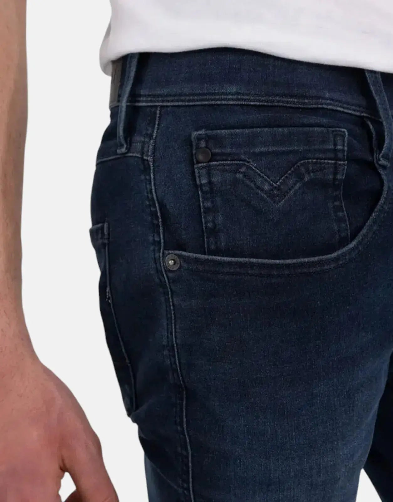 Replay Recycled Hyperflex Blue Jeans - Subwear