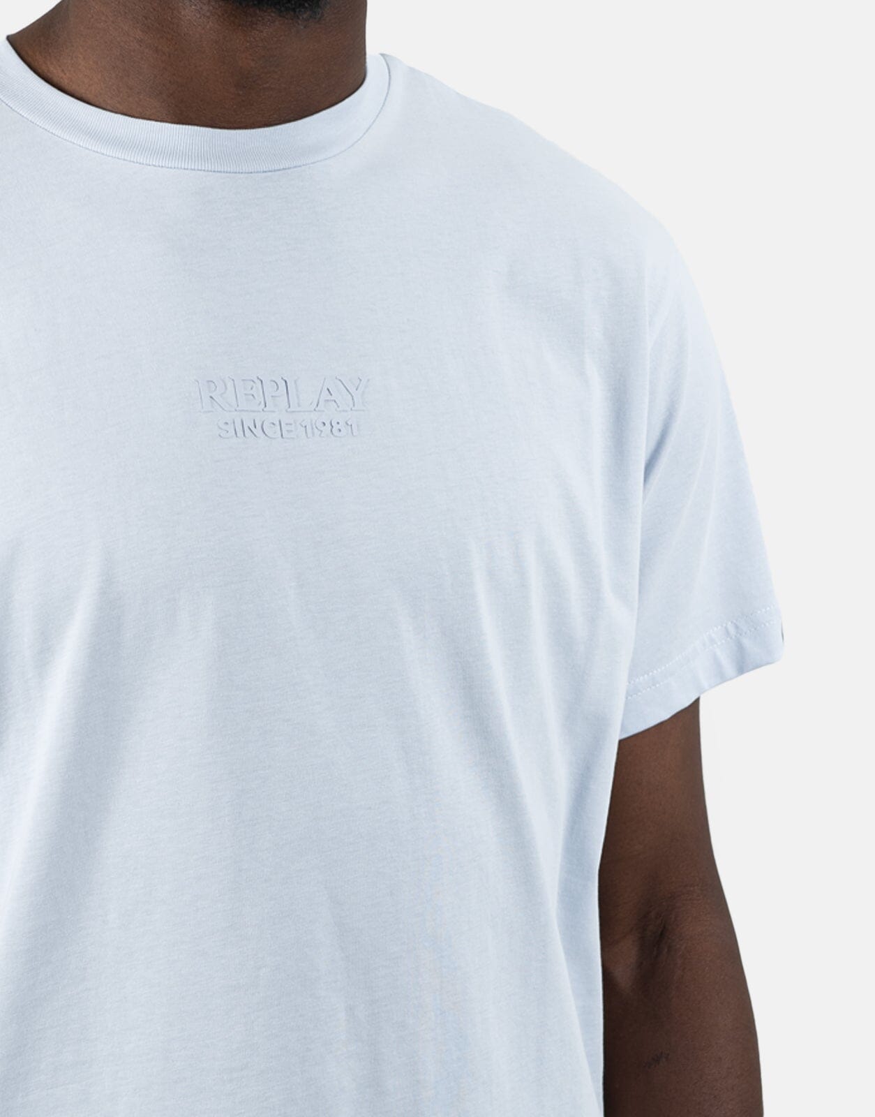 Replay Regular Sky Grey T-Shirt - Subwear