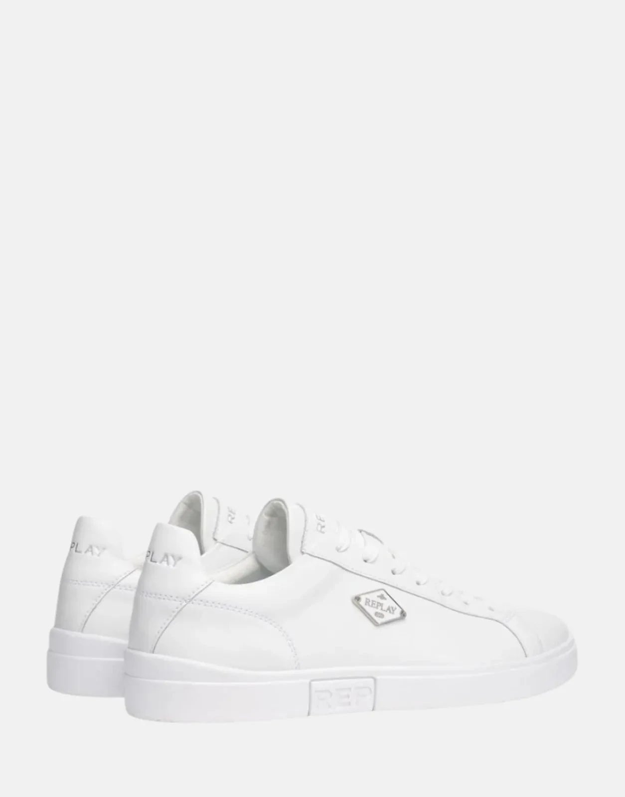Replay Polys M Rhombus White Sneakers - Subwear