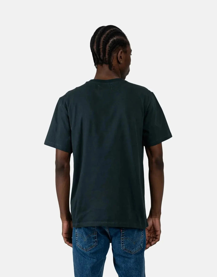 Replay Rubber Logo Print Black T-Shirt - Subwear