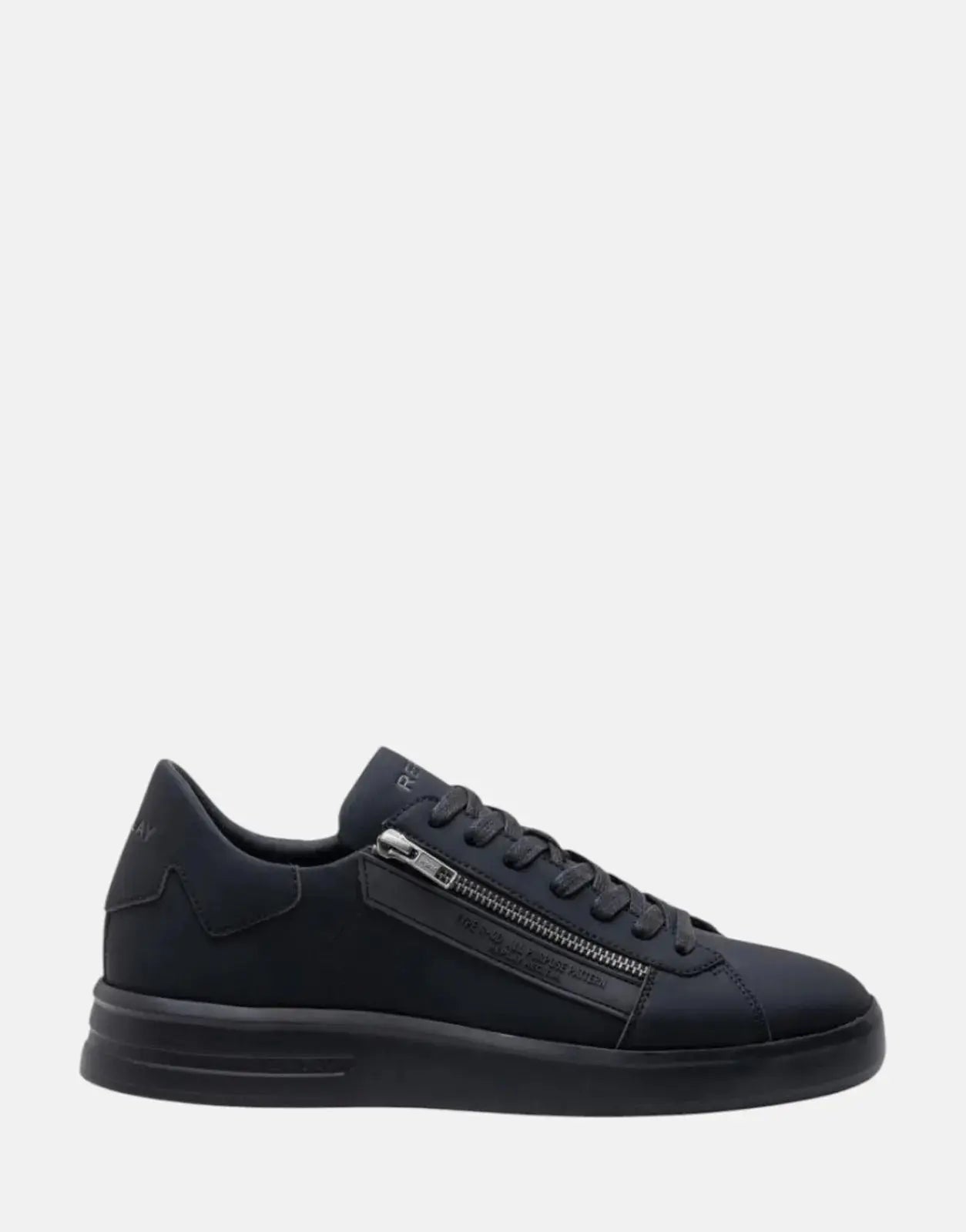 Replay University Zip Mens Black Sneakers - Subwear