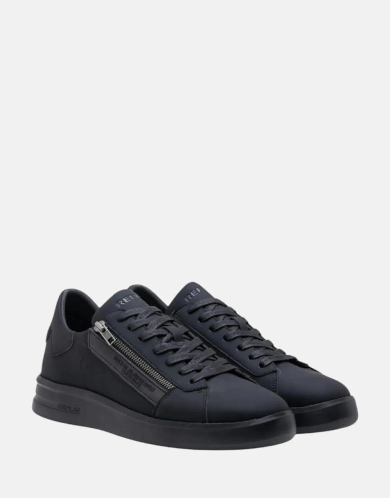 Replay University Zip Mens Black Sneakers - Subwear