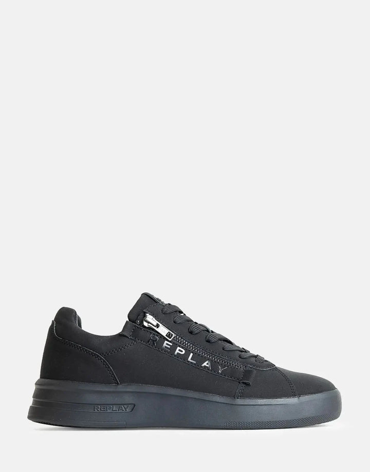 Replay University Zip Mens Black Sneakers - Subwear