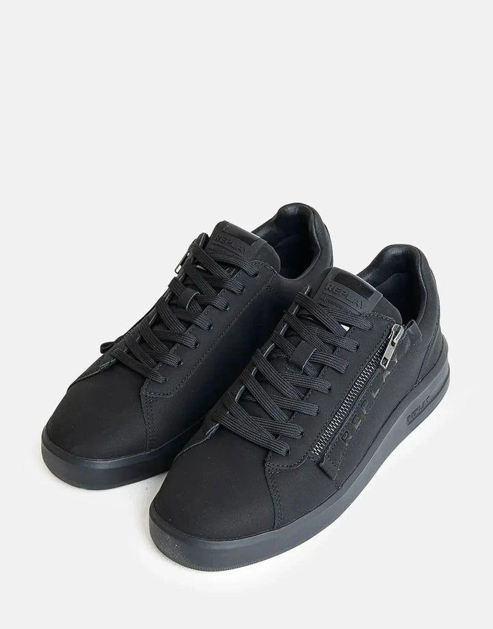 Replay University Zip Mens Black Sneakers - Subwear
