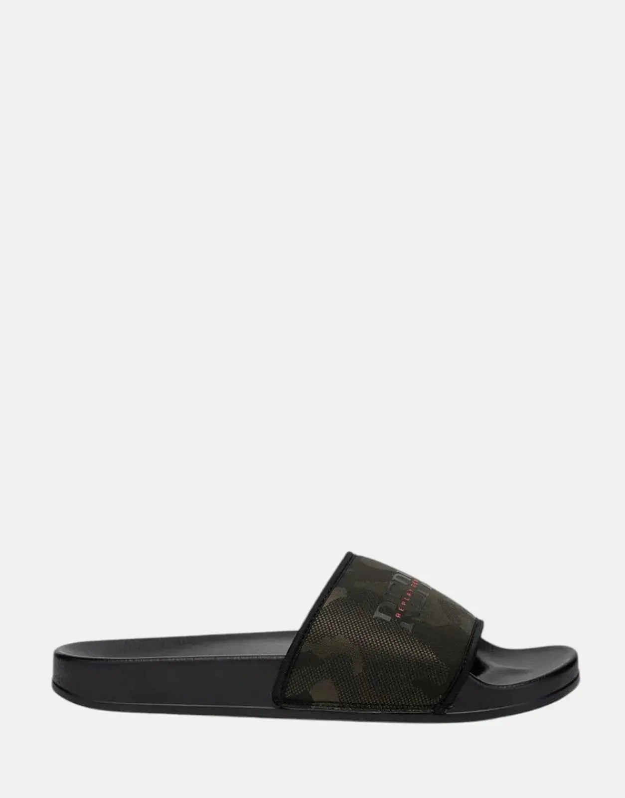 Replay Up Hidden Camo Green Slides - Subwear