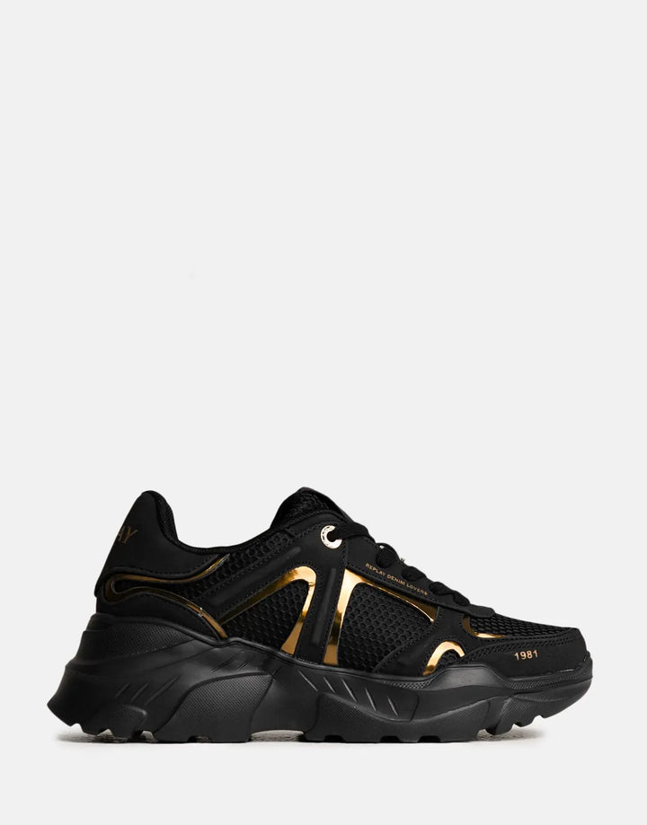 Replay Vanessa Couple Black Sneaker - Subwear