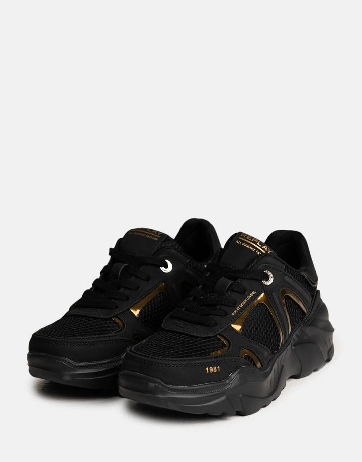 Replay Vanessa Couple Black Sneaker - Subwear