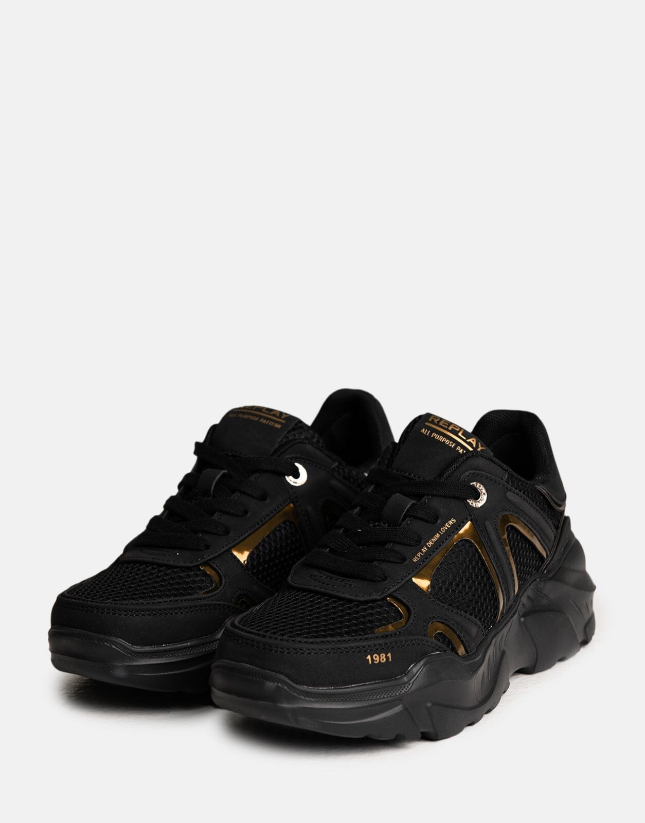 Replay Vanessa Couple Black Sneaker - Subwear