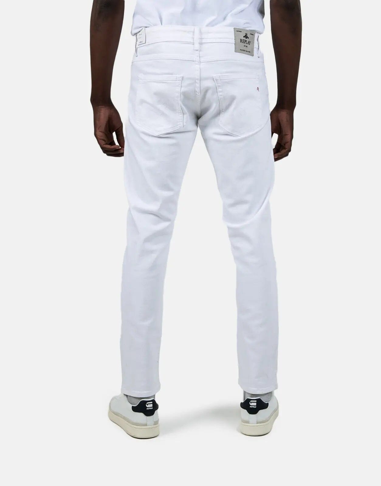 Replay Willbi Regular Slim White Jeans - Subwear