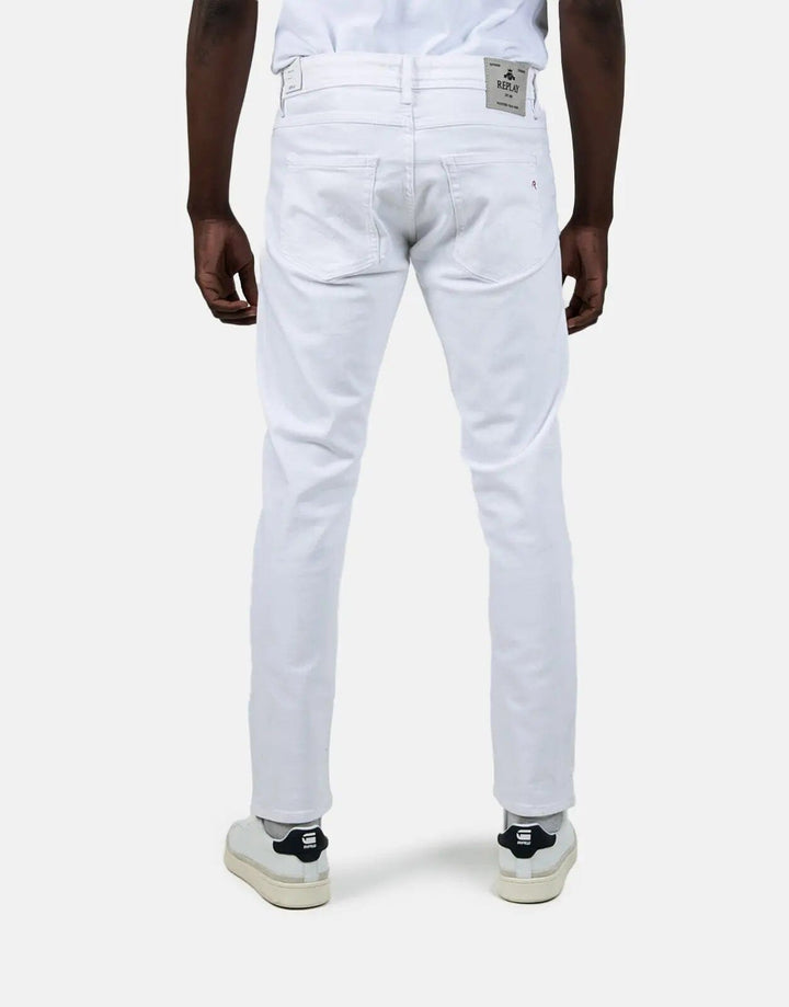 Replay Willbi Regular Slim White Jeans - Subwear
