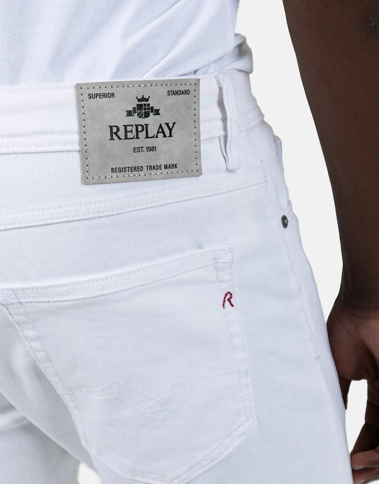 Replay Willbi Regular Slim White Jeans - Subwear