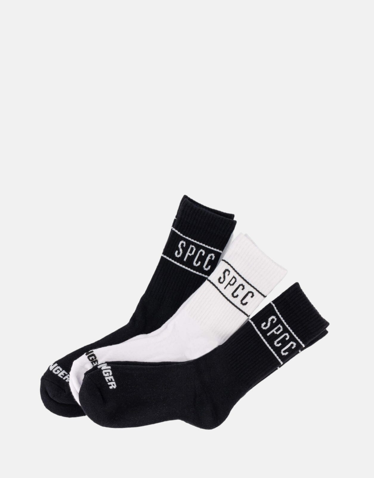 SPCC Declen Black/White Socks - Subwear
