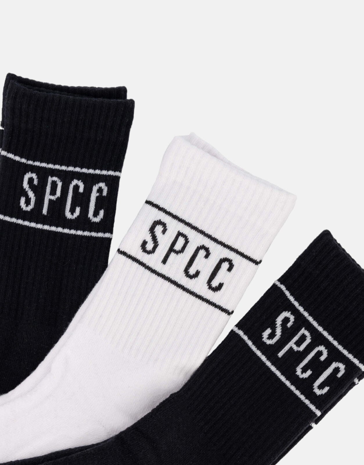 SPCC Declen Black/White Socks - Subwear