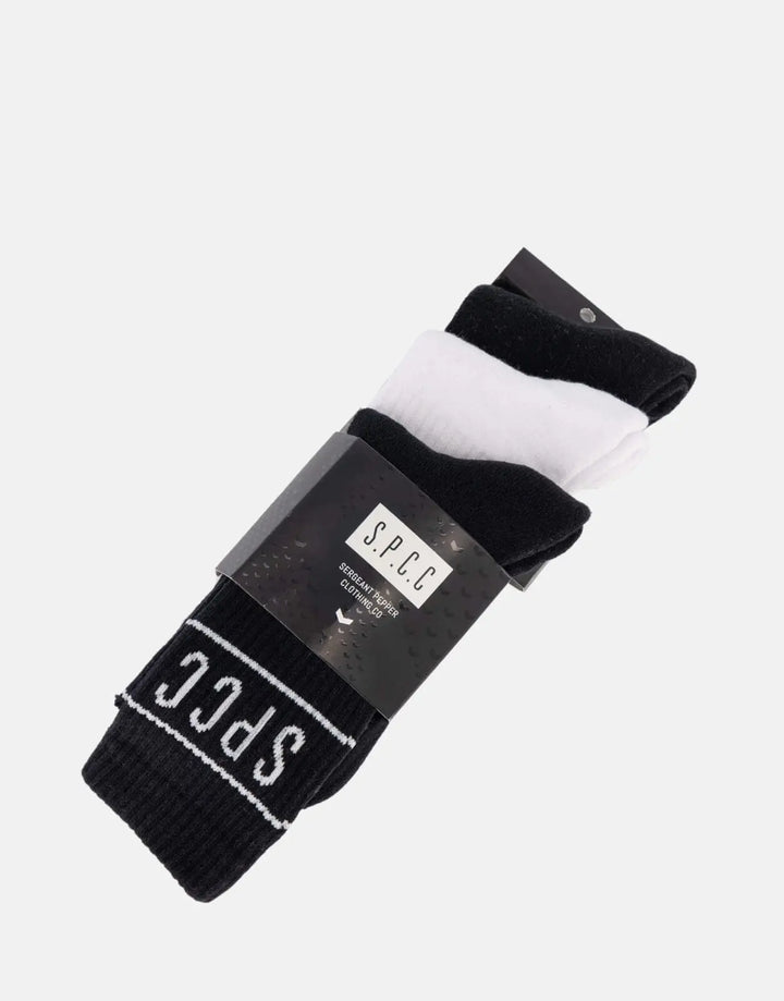 SPCC Declen Black/White Socks - Subwear