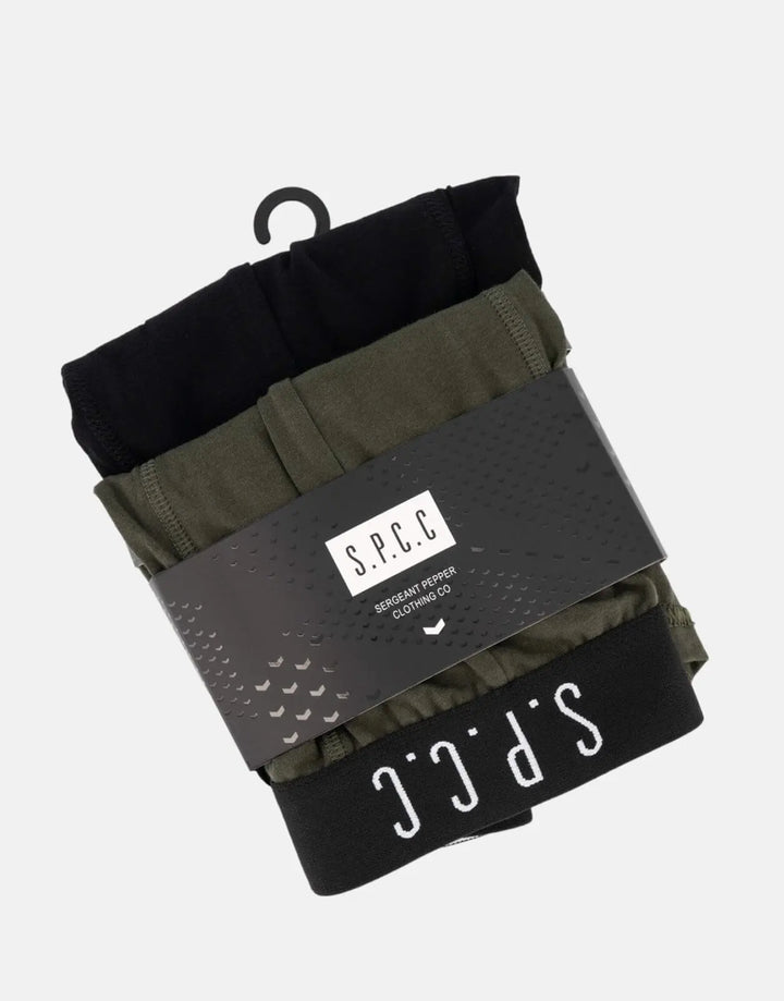 SPCC Emperador 2 Pack Black/Fatigue Boxers - Subwear