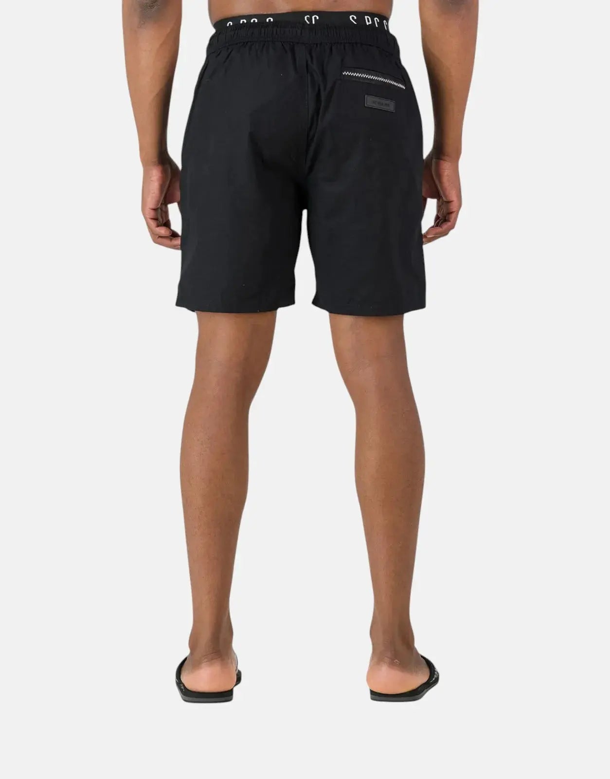 SPCC Orbit Black Pool Shorts - Subwear