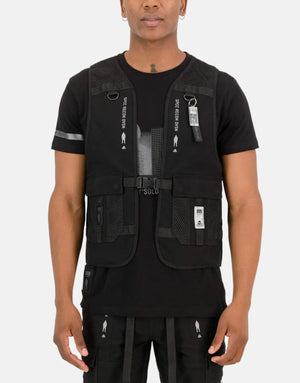 SPCC Recon Nocturne Black Sleeveless Jacket - Subwear