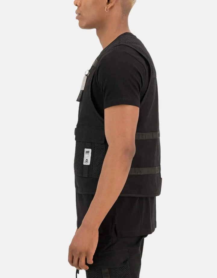 SPCC Recon Nocturne Black Sleeveless Jacket - Subwear