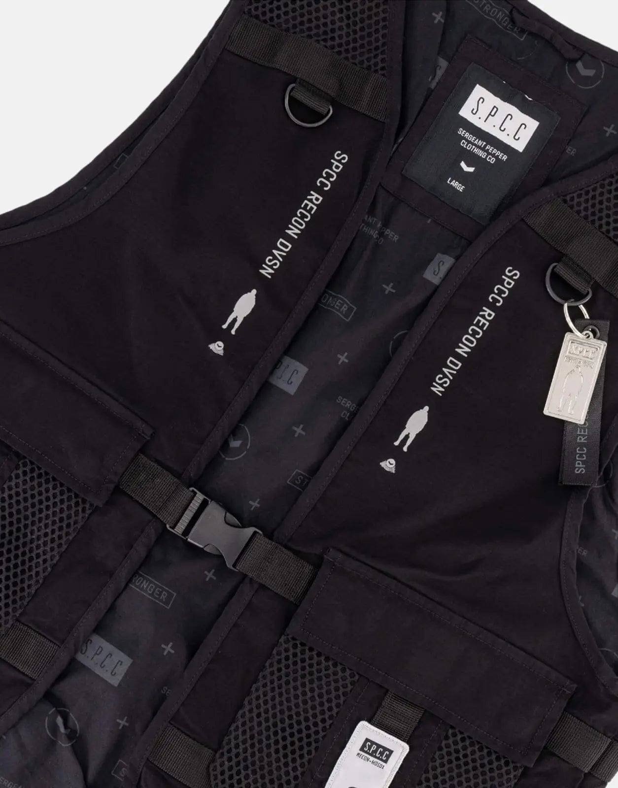 SPCC Recon Nocturne Black Sleeveless Jacket - Subwear