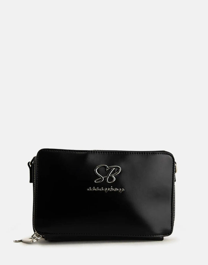 Sissy Boy Double Zip Black Crossbody Bag - Subwear