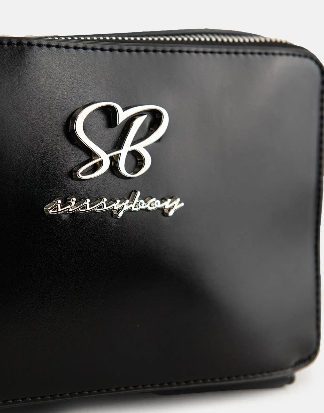 Sissy Boy Double Zip Black Crossbody Bag - Subwear