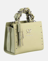 Sissy Boy Chain Detail Small Tote Pale Green Bag - Subwear