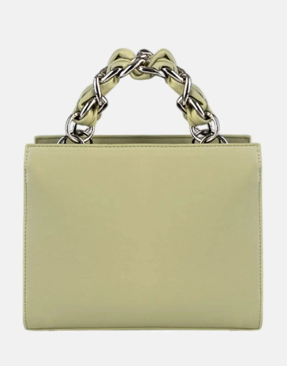 Sissy Boy Chain Detail Small Tote Pale Green Bag - Subwear