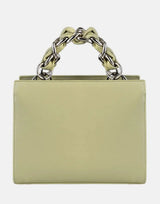 Sissy Boy Chain Detail Small Tote Pale Green Bag - Subwear