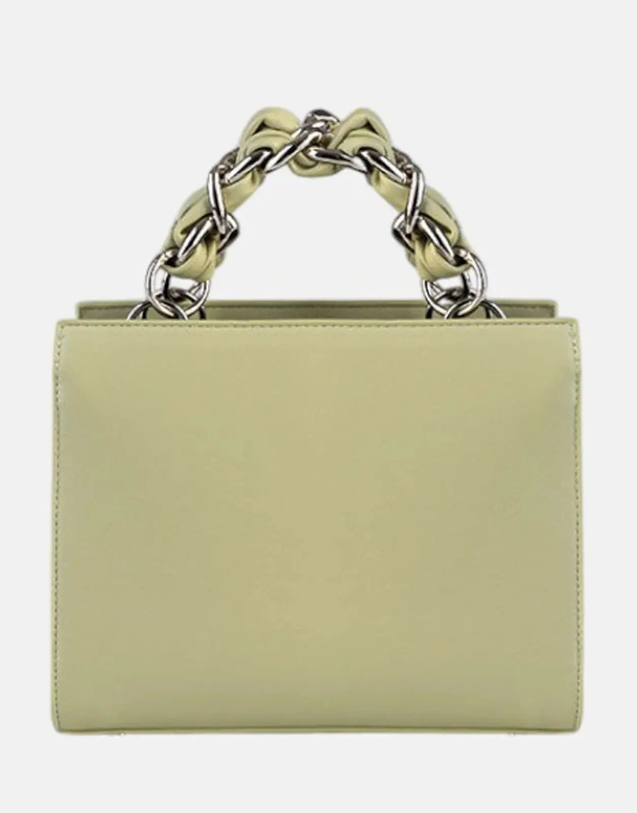 Sissy Boy Chain Detail Small Tote Pale Green Bag - Subwear