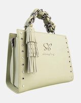 Sissy Boy Chain Detail Small Tote Pale Green Bag - Subwear